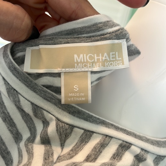 MICHAEL Michael Kors striped dress with zipper detail - Picture 5 of 5